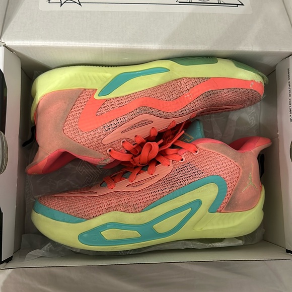 Jordan tatum 1 pink lemonade baksetball shoes - Picture 1 of 8